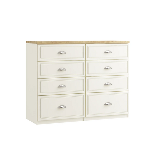 8 Drawer Twin Chest