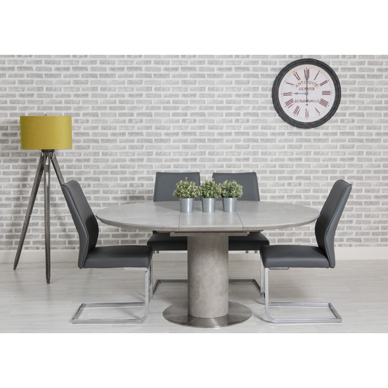 Round Extending Smart Top Table