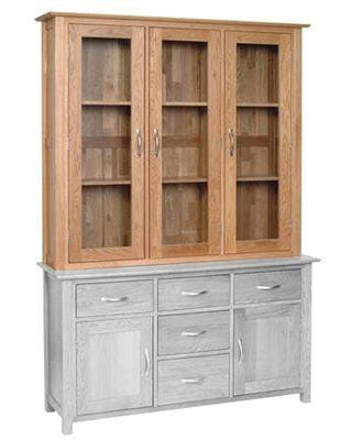 a wooden cabinet with a wooden cabinet in it 